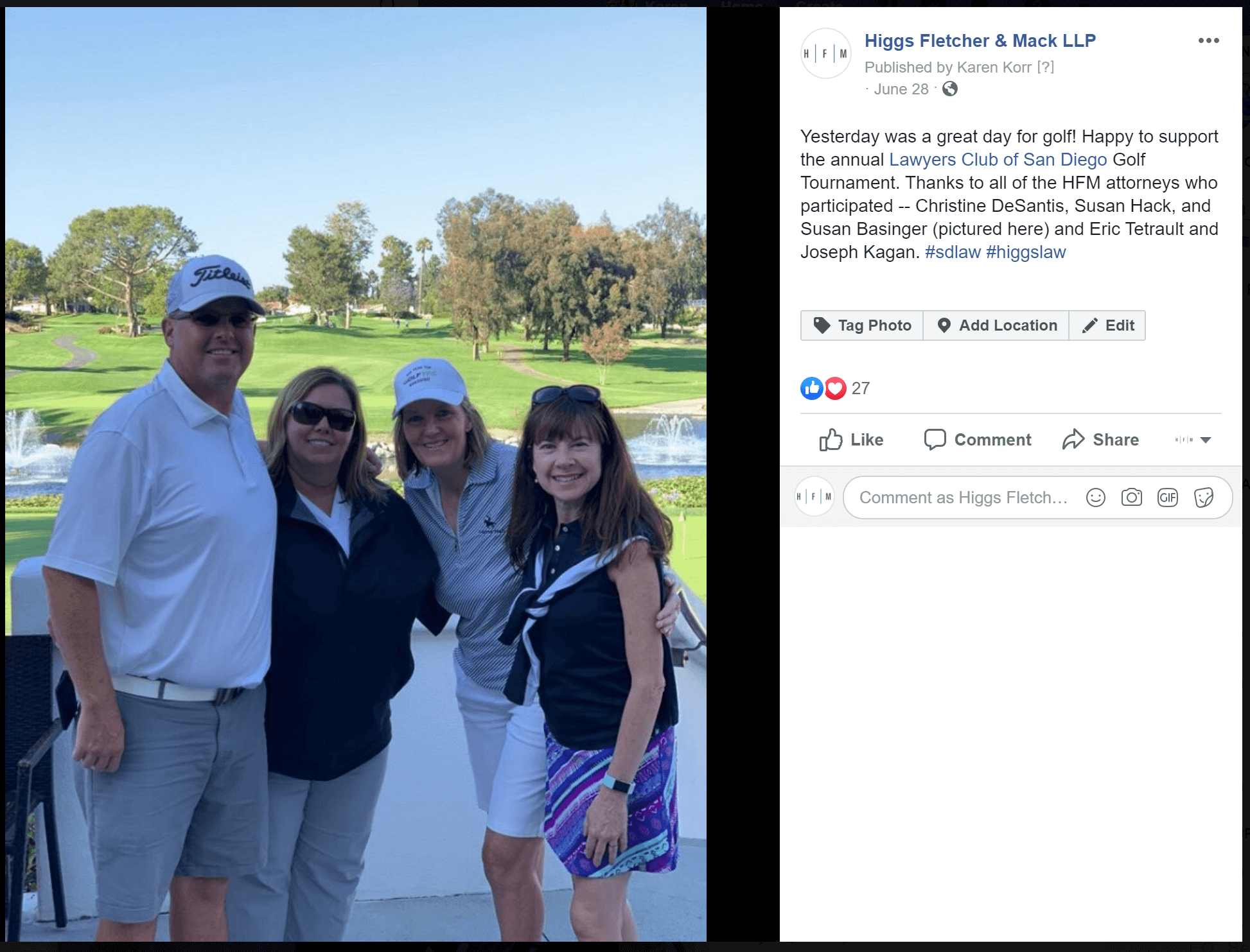 Lawyers Club Golf Tournament 6 28