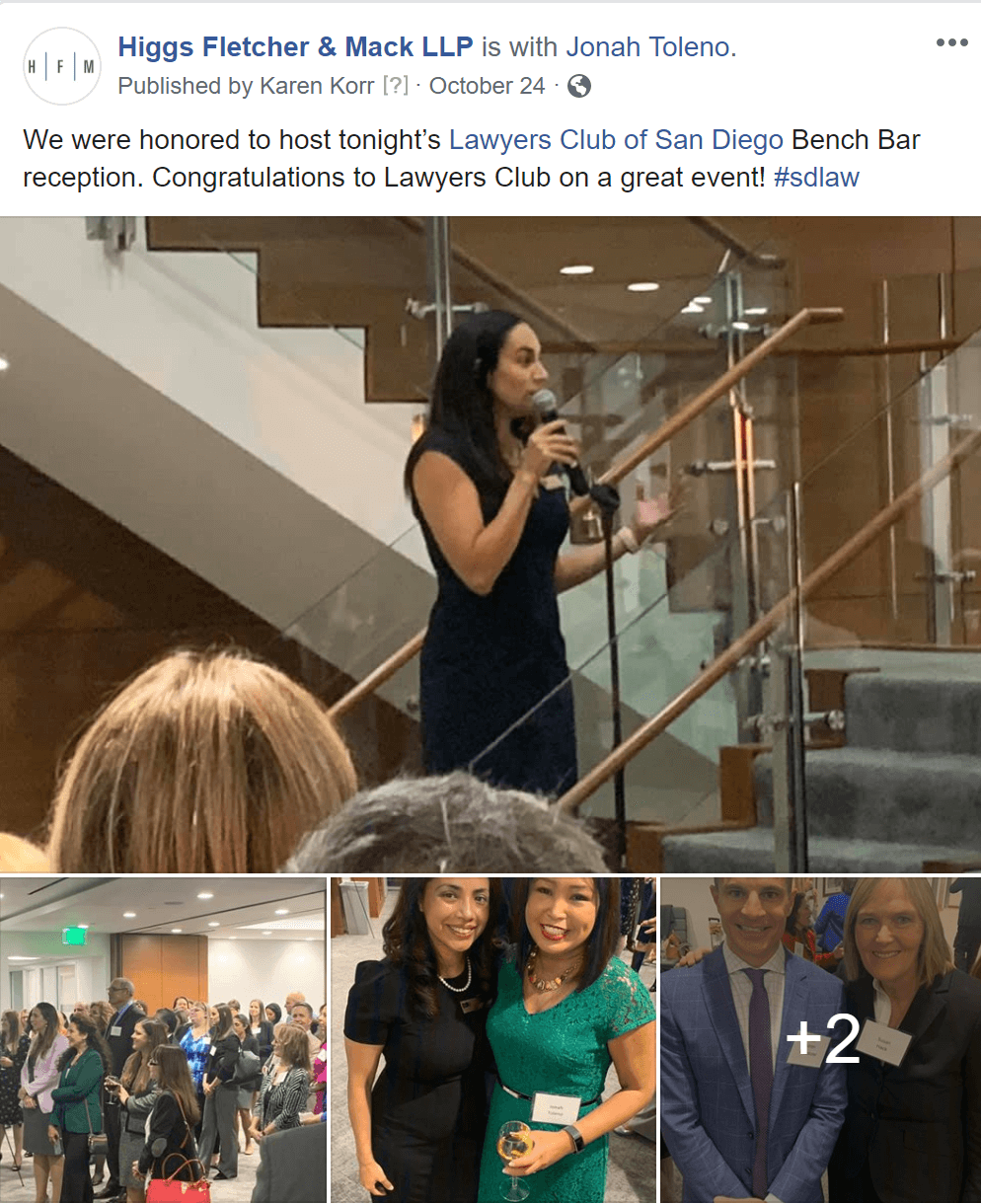 M. Schroedter Lawyers Club Event 10 24