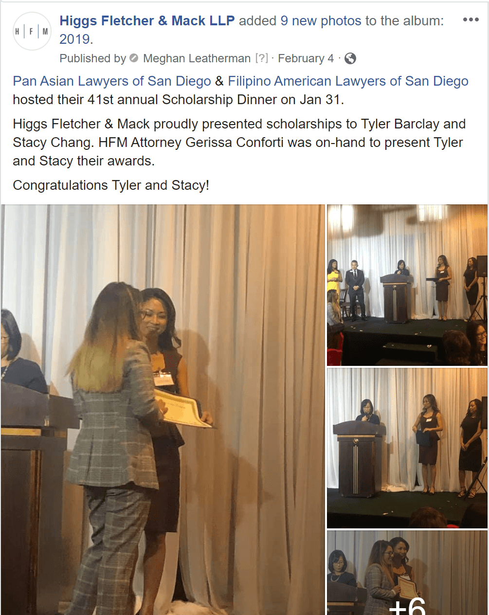 PALSD And FALSD Scholarship Dinner 2 4